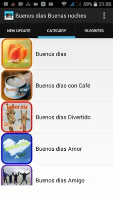 Good Morning Good Night in Spanish android App screenshot 9